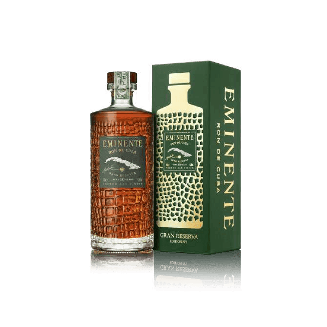 Rum Eminente Gran Reserva w opakowaniu